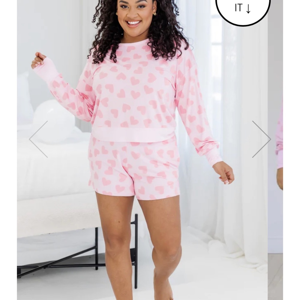 Heart PJs Top